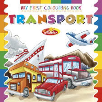 My First Colouring Book-Transport